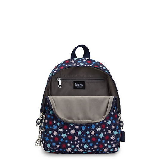 Kipling Paola Small Printed Sırt Çantaları Mavi | TR 1614CT